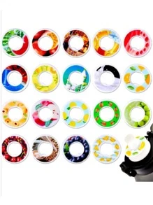 10 Pcs Flavour Pods Pack For Air Water Flavour Pods Pack Pod Set Pack Fruit Scented Pod Flavour Pods Scented For Flavouring Sugar-Free, Calorie-Free, Fruit-Scented Water Bottle - Square - View 6