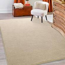 Modern Shag Area Rug For Bedroom Living Room, Washable Rugs Indoor Floor Carpet Rugs, Plush Memory Foam Bedside Rugs Low Pile Rug Decor - Beige - View 3