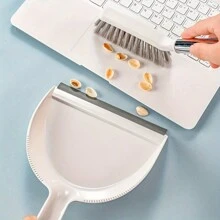 1 Set Mini Cleaning Brush And Dustpan Set - Handheld Sweeping Brush And Dustpan, Desktop Cleaning Brush, Garbage Shovel - Portable For Desktop, Sofa, Furniture, Travel, Camping - Suitable For Everyone - Perfect Christmas Gift