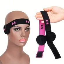 1Pc Lace Melting Bands With Ear Protection Pads Hair Elastic Band For Wigs Headband Edge Laying Scarf Edge Wraps For Fixed Lace Wigs Elastic Headband - Multicolor - View 3