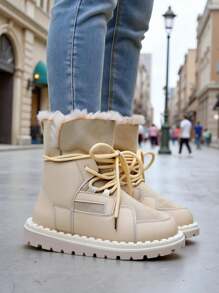 Royalfashion 女士系带雪地靴 Viovi