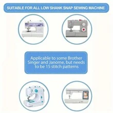 3 Sizes 3 Mm, 4 Mm And 6 Mm Narrow Rolled Hem Sewing Machine Presser Foot Set Foot For Singer, Brother, Janome, Suitable For Household Multi-Function Sewing Machines - 3mm/4mm/6mm - View 6