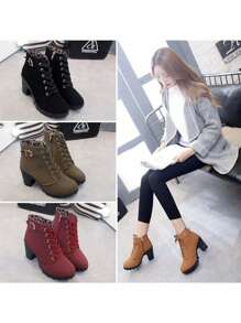 Women Snow Boots - 棕色 - 查看 5