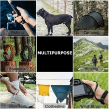 100% Nylon Rope Paracord 2mm 30m With 1-Strand Cord Type I Parachute Cord Tent Rope For Camping, Bracelet - Multicolor - View 8