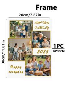 1pc Framed Customizable Family Photo Canvas, Personalized Family Canvas, Custom Canvas Pictures By Printed Marketplace Multi-Functional, Reusable,Ornamental Exquisite,Stylish,Fashionable,Adorable,Modern,Colorful Custom,Personalized Gifts Birthday Graduation