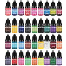 6 Stück/Set 34 Farben Handgemachte duftende Kerze DIY Farbpigment Silikonfarbe Modelliermasse Bastelbedarf