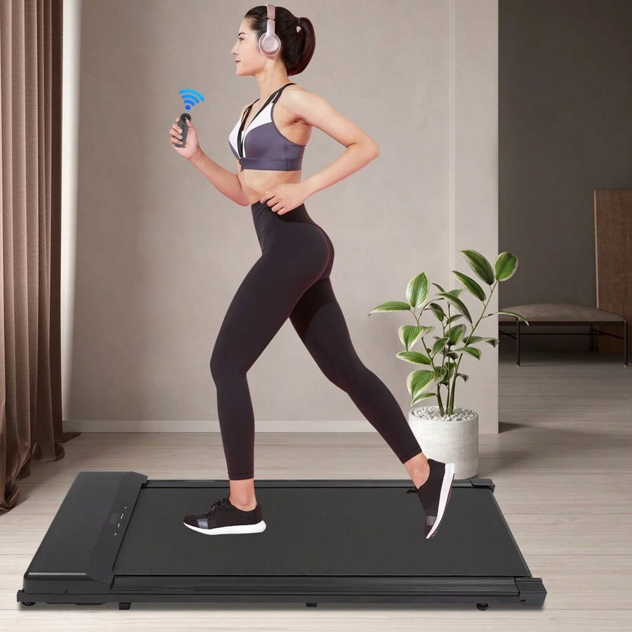 HYYKJ-US Foldable Treadmill Walking Pad Folding Under Desk Running Machine 0.75HP Compact - 1 - View 1