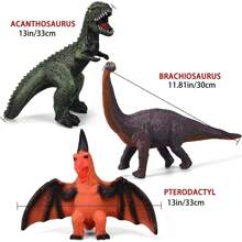Gzsbaby 6 Piece Jumbo Dinosaur Toys For Kids And Toddlers, Dinosaur Toys For Kids 3-5, Large Soft Dinosaur Toys For Dinosaur Lovers - Perfect Dinosaur Party Favors, Birthday Gifts - 彩色 - 查看 3