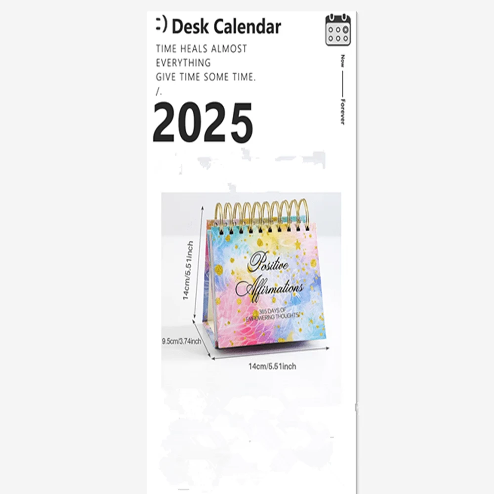 1pc 2025 English Inspirational Desk Calendar Creative Inspirational 1pc 2025 English Inspirational Desk Calendar Creative Inspirational