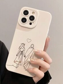 1 件耶稣图案白色背景全覆盖防震手机壳适用于 16/15/14/13/12/11 防水防摔防刮 - 彩色 - 查看 3