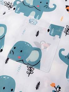 Conjunto de ropa de trabajo para uniformes de hospital con estampado de dibujos animados que incluye blusas y pantalones para clínicas dentales, spas de belleza, cirugías y otros trabajos - Multicolor - Ver 6