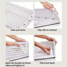 1 szt. szybkiego montażu przegrody do szafy, szuflada szafki, organizer na ubrania, składany kosz na ubrania z przesuwaną szyną, pudełko do przechowywania ubrań w sypialni