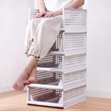 1 szt. szybkiego montażu przegrody do szafy, szuflada szafki, organizer na ubrania, składany kosz na ubrania z przesuwaną szyną, pudełko do przechowywania ubrań w sypialni