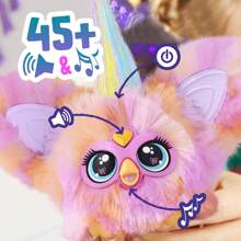 Hasbro Furby Furblets 2 件装，Greenie-Meanie 和 May-May，每个都有 45 种音效，适合 6 岁及以上男孩女孩的电子毛绒玩具 - 1 - 查看 4