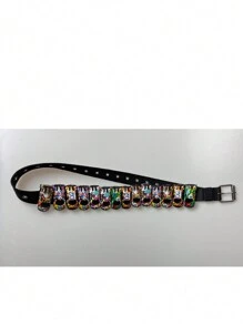 1pc Racing Car Casual Sexy Street Retro Party Alloy Sports Car Belt, Handmade Auto Belt, Toy Car Belt, Vintage Car Belt, Stud Belt, Versatile Casual, Business, Boyfriend Husband Father Dad Men Gift, Daily Wear, Fashion, Teen, Outdoor, Vacation, Athletic, Travel, Street, Boho, Vintage Fall, Autumn, Halloween