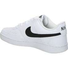 耐吉| Nike Court Vision Low Next Nature 男士運動鞋 – 白色和黑色細節休閒運動鞋 – 蕾絲閉合運動鞋 – 休閒風格 – 百搭 – 組合 – 舒適 – 型號 DH2987-101 - 白色 - 查看 5