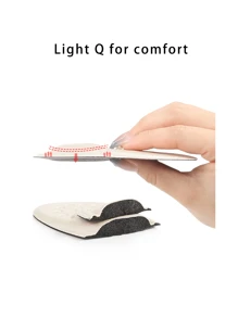 1 par de insertos agrandadores de zapatos, almohadillas ajustables para aumentar el tamaño de los zapatos deportivos en 1/2 talla, unisex