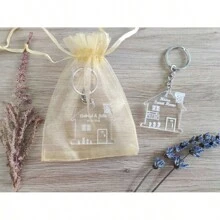 Valentine's Day Exquisite Gifts -1PC Our First Home Personalized Engraved Key Chain Congratulations New Owners Gift For Her For Him New Home Warming His & Hers Keyring Homeowner