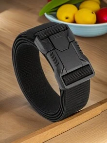1 chiếc thắt lưng chiến thuật nam mới, khóa tự động, thắt lưng quần co giãn bằng nylon dành cho hoạt động ngoài trời, thắt lưng nam. - phong cách giản dị - Xem 7