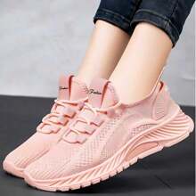 Women's Walking Shoes Non-Slip Running Shoes Sports Shoes Gym Training Lightweight Breathable Mesh Casual Shoes Suitable For Gym Travel Work Sports - 白色 - 查看 5