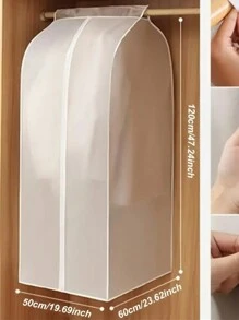 Funda para prendas, a prueba de polvo y suciedad - Blanco - Ver 3