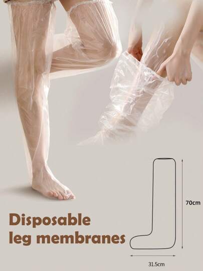 10pcs Disposable Leg /Arm Peel Cover Mask ,Skin Care Gloves,Skin Care Footmuffs,Spa Pedicure Supplies, Waterproof Leg Mask,Remove Dead Skin, Moisturizing And Relief,Diy Foot Mask Tool, Suitable For Men And Women, Gifts For Family, Beauty Salon, Spa