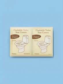 10/30/50/80pcs Disposable Travel Toilet Seat - Portable Toilet Seat For Travel And Hotel, Large Size Waterproof Universal Seat Paper, Portable, Dissolvable