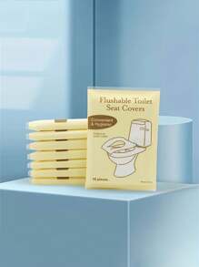 10/30/50/80pcs Disposable Travel Toilet Seat - Portable Toilet Seat For Travel And Hotel, Large Size Waterproof Universal Seat Paper, Portable, Dissolvable