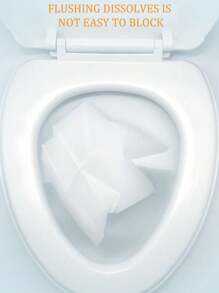 10/30/50/80pcs Disposable Travel Toilet Seat - Portable Toilet Seat For Travel And Hotel, Large Size Waterproof Universal Seat Paper, Portable, Dissolvable