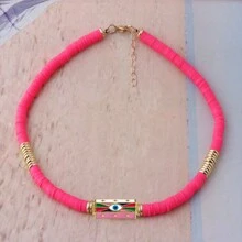 2025 Chunky Red Chip Stone Choker Asymmetric Pearl Natural Carnelian Agates Coral Quartzs Gem Necklace Reiki Bohemian Jewelry Gift For Women Men