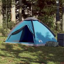 2 Person Waterproof Blue Dome Camping Tent For Outdoor Adventures - Blue - View 1