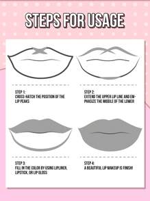 Misslyn 持久高显色唇线笔，乳霜凝胶配方，顺滑易涂，打造自然妆效，可用卷笔刀削尖，色彩饱和度高，打造自然唇妆，持久哑光唇线笔 - 88 - 查看 9