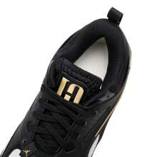 Nike Giày thể thao cổ thấp thời trang và thoải mái dành cho nam JORDAN HEIR PF, giày bóng rổ phù hợp cho các trận đấu và trang phục thường ngày. - đen/kim loại/cánh buồm trắng - Xem 6