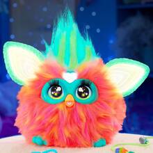 Hasbro Furby Coral, 15 modnych akcesoriów, interaktywne pluszowe zabawki dla 6-letnich dziewczynek i chłopców i starszych, animatronika aktywowana głosem