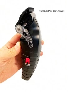 Kemei Cortapelos eléctrico KM-2296 con base de carga, cortapelos ajustable recargable por USB inalámbrico para uso en salón, barbería o familiar, con gran capacidad de 2500mAh, cuchilla engravada y cortadora de cabello para uso diario de hombres.