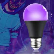 2Pcs 12W LED UV Ultraviolet Blacklight GLS Light Bulb E27 Screw Disco - Purple - View 9