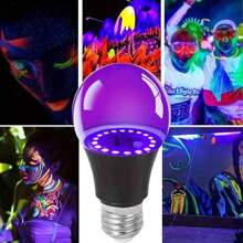 2Pcs 12W LED UV Ultraviolet Blacklight GLS Light Bulb E27 Screw Disco - Purple - View 7