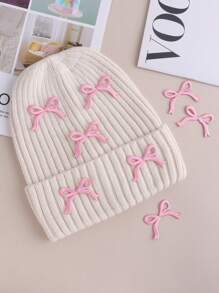 4pcs/Set Bow Embroidered Iron-On Patches, Suitable For DIY Clothing & Accessories - Unique Embroidered Appliques For Hats, Jeans, Jackets, And More - Adorable Cartoon Embroidered Patches - Multicolor - View 3