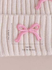 4pcs/Set Bow Embroidered Iron-On Patches, Suitable For DIY Clothing & Accessories - Unique Embroidered Appliques For Hats, Jeans, Jackets, And More - Adorable Cartoon Embroidered Patches - Multicolor - View 8