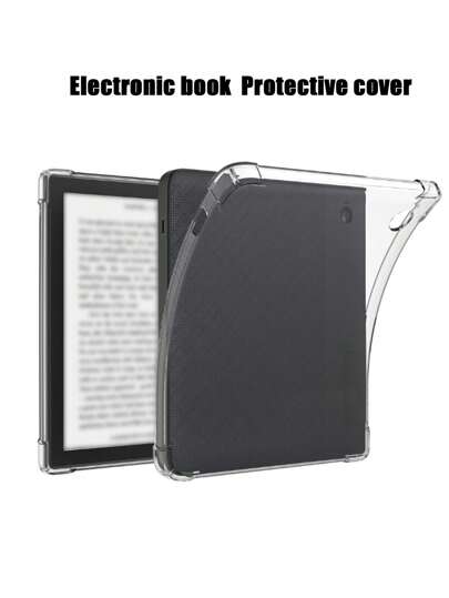 1 件保护套适用于 Kobo Libra Color 7 英寸电子书阅读器，防震透明设计，适用于 Clara Color