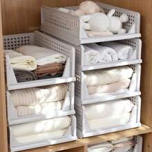 1 szt. szybkiego montażu przegrody do szafy, szuflada szafki, organizer na ubrania, składany kosz na ubrania z przesuwaną szyną, pudełko do przechowywania ubrań w sypialni