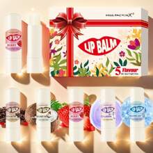 MISS FACTORX 5pcs/Box Premium Gift Set: Lip Balm Set With Hyaluronic Acid, Long-Lasting Moisturizing & Glossy, Suitable For Dry Lips, Great Gift For Women, Unique Mother's Gift