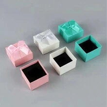 6/4Pcs/1pc, Korean Style Bow Style Jewelry Box Gift BoxNecklace Stud Bangle Jewelry Jewelry Packaging BoxJewelry Box Ring Box, Cheapest Items Available, SmallBusiness Supplies, Packaging Box, WeddingDecorations, Wedding, Gift Box, Wedding Stuff, Wedding Favors For Guest, Gift Boxes Back To School - Multicolor - View 12