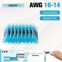 270pcs Cold Pressed Terminal Connectors Kit - Marine Grade Electrical Wire Connectors Automotive Crimping Terminals - Ideal For Electrical Wiring Projects - Multicolor - View 4