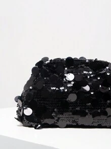 Sparkling Sequin Clutch Bag For Women, Elegant Beaded Evening Bag, Party Dresses For Women, Party Bag, Glitter Prom Wallet, Valentine's Day Gift, Suitable For Party, Gathering, Date, Ball (Pattern Random), Elegant Faux Pearl Bag, Prom Bag For Party, Fashionable Clutch Bags For Woman