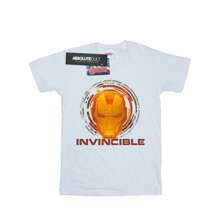 Marvel Mens  Invincible TShirt (White) - 153gsm 100% Cotton - White - View 1