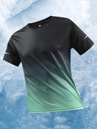 男士新款速干短袖上衣 - 运动、跑步、篮球运动服 - 健身吸湿排汗衬衫，春夏