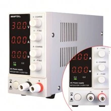 Rainaut Lab Power Supply 0-30V 0-10A Precision Variable Digital Power 1pc Adjustable - US B Type Plug(110-127V) - View 7