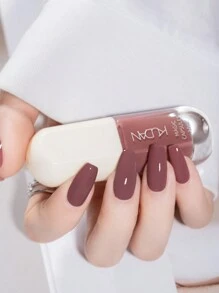 2026新款卡其星空梦幻指甲油，1瓶/10毫升，无需烘烤，快干，可撕拉，持久不脱色，无异味，水性指甲油 - 适合女性和女孩 - 秋冬新款指甲油，适合秋冬季节，美甲最佳礼物之选 - 珊瑚粉 - 查看 6