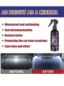 rayhong 1 Set Car Paint Coating Spray Curing Paint Surface Decontamination And Brightening Car Nano Coating Spray - Black - View 9
